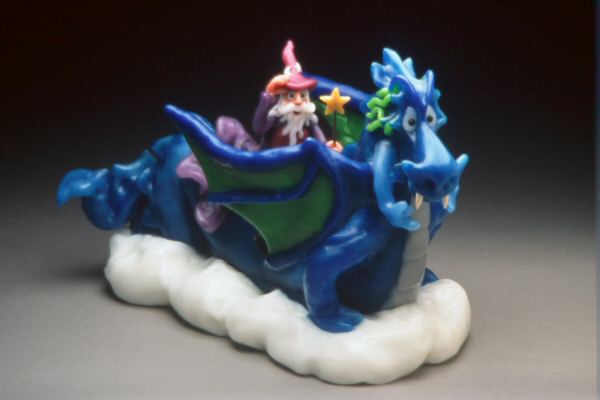 Dragon Rider Candle