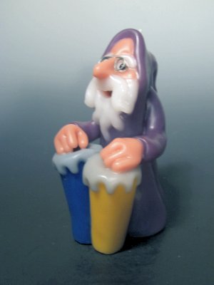 Dwarf Playing Bongo Drums