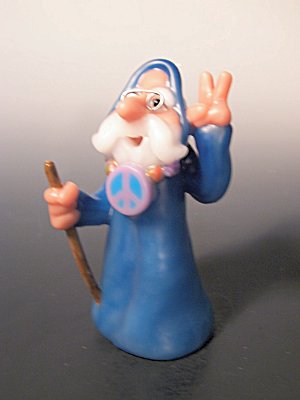 Hippy Dwarf With Peace Sign