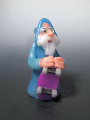 Dwarf With a Skateboard