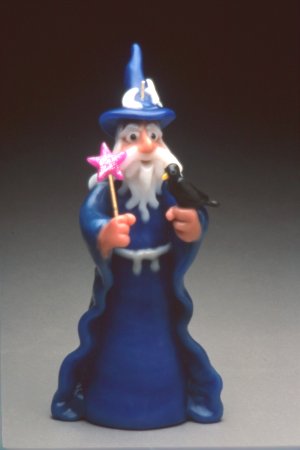 Wizard with a wand